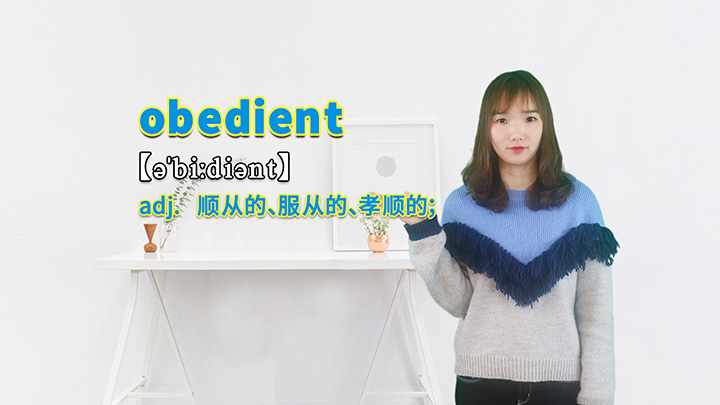 obedient的讲解